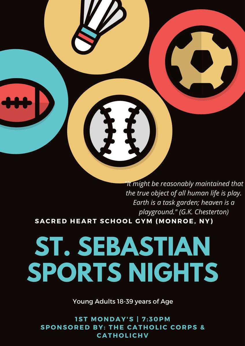HVCatholicYA's tweet photo. Basketball, Mass &amp; Gamenight! - https://t.co/CyRpYpptdc

#CatholicHV #MakingAllThingsNewCHV #StSebSports #TheCatholicCorps #IgniteTruth #CredoYAs #RocklandCountyNY #OrangeCountyNY #DutchessCountyNY @IgniteTruth @CatholicNYC @CYFMGarrison @NYCatholicRadio https://t.co/jTaQkGIL5N