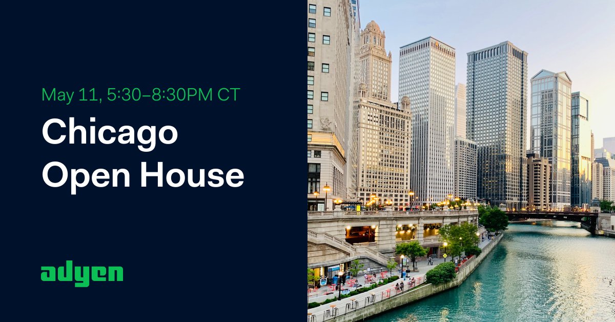 Looking to work in #Chicago?

Join us for our referral event to meet the team and find out if <a href="/Adyen/">Adyen</a> is your next career move.

Let us know you're coming: bit.ly/3MO2TD4