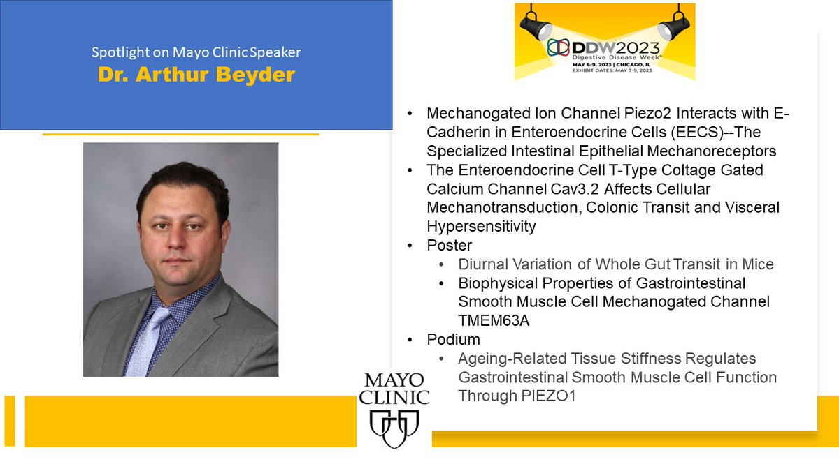 💡SPOTLIGHT💡 on Dr. @artbeyder's presentations @DDWMeeting @BeyderLab