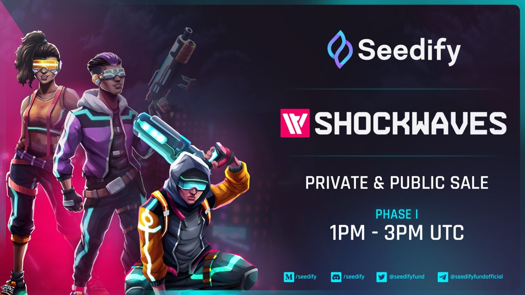 Awaken the power of AI Agents! 🔥 <a href="/Shockwaves_AI/">Shockwaves</a>’s Private &amp; Public Sale is now live.

Public Sale pool: bit.ly/3Vjquh4
Private Sale pool: bit.ly/3Ht8Fqt

👉 The pools will be open until 3 pm UTC with guaranteed allocation for all tiers.

⏰ Phase 2 (FCFS)