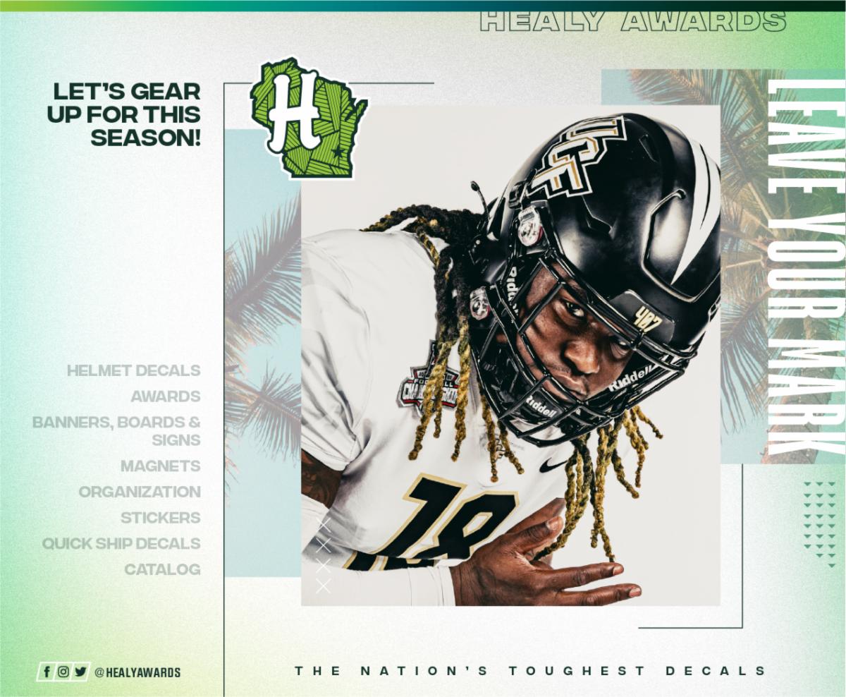 HealyAwards's tweet photo. Let's Gear Up For this Season by Visiting Our Brand New Website!
https://t.co/MVl2aPRBmd
#NationsToughestDecals #FootballHelmetDecals #HelmetDecals #HelmetSwag #DecalSwag #Awards #Decals #Plaques #Stickers #Magnets #Organization #Banners #RecordBoards
https://t.co/2W9NQjt810 https://t.co/lXon33Lfaq