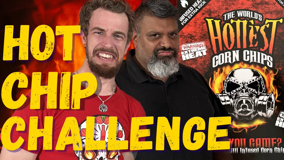 JMooreActor's tweet image. How HOT is the world’s HOTTEST CHIP? Check out our latest video and find out for yourself!! 🌶️ 
#chilli #worldshottestchip #hotfoodchallenge #youtube #adelaide #foodreview #southaustralia
youtu.be/g8TE8HE1N2U
