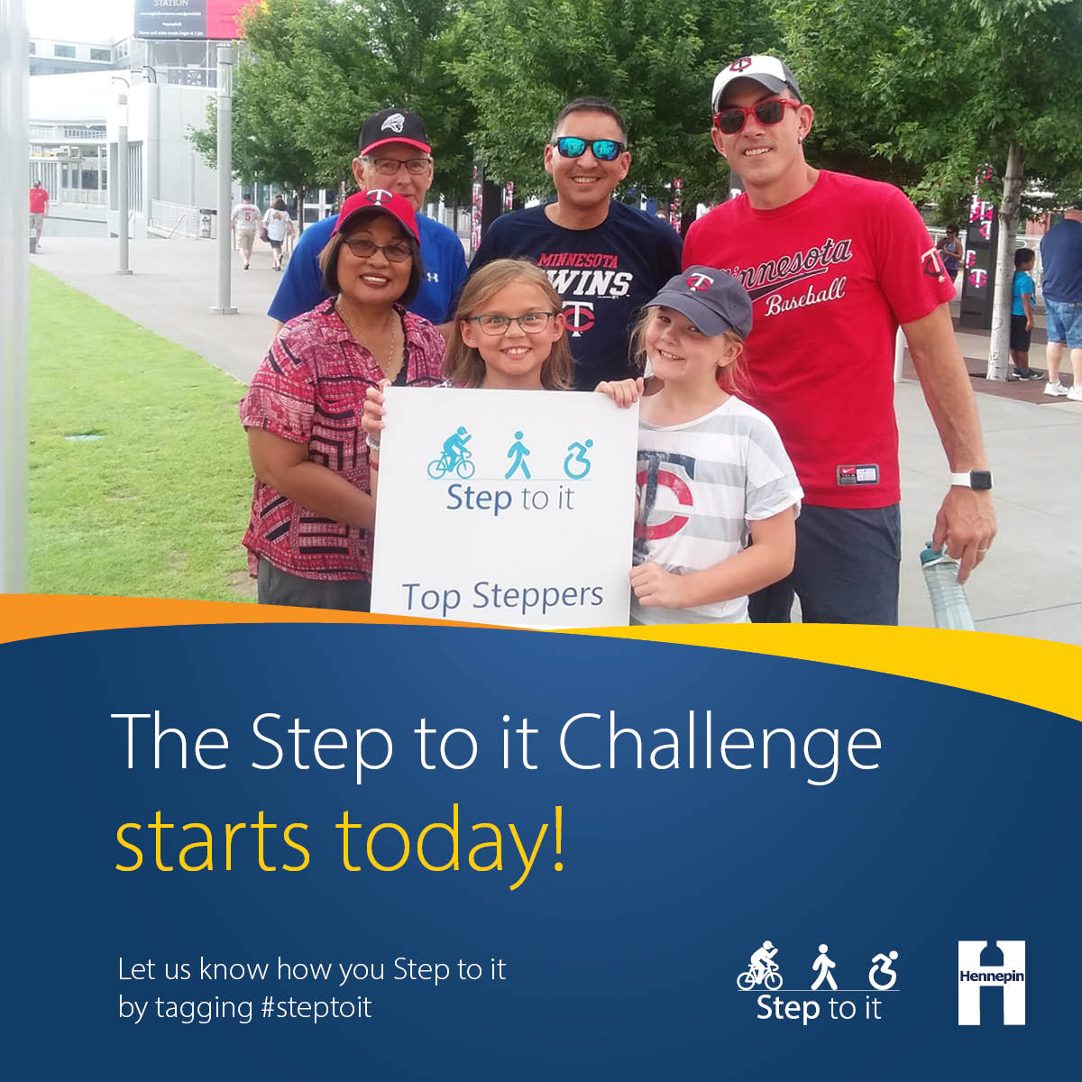 CityofEP's tweet image. Hey Eden Prairie, it's time to #StepToIt!

Start tracking your steps and activity online at StepToIt.org for an opportunity to win Minnesota Twins tickets. The individuals and city with the most steps will be recognized at the end of May.