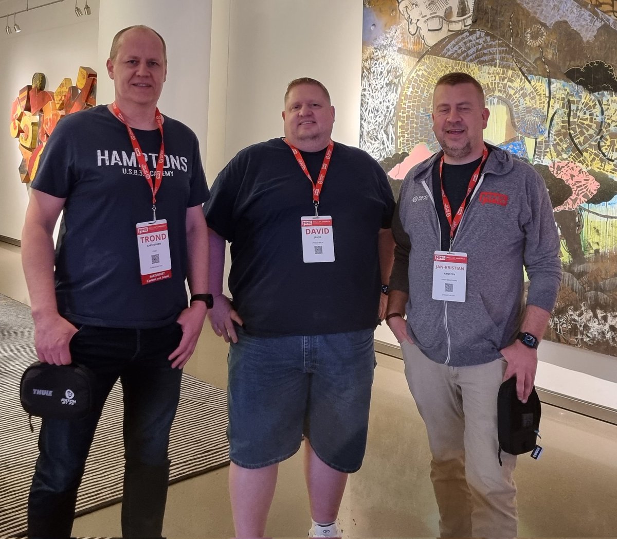 TKarstensen's tweet photo. It"s ON. MMS 2023 @jkarntzen @djammer The Legend. #MMSMOA #evidi https://t.co/W9loPzX3s2
