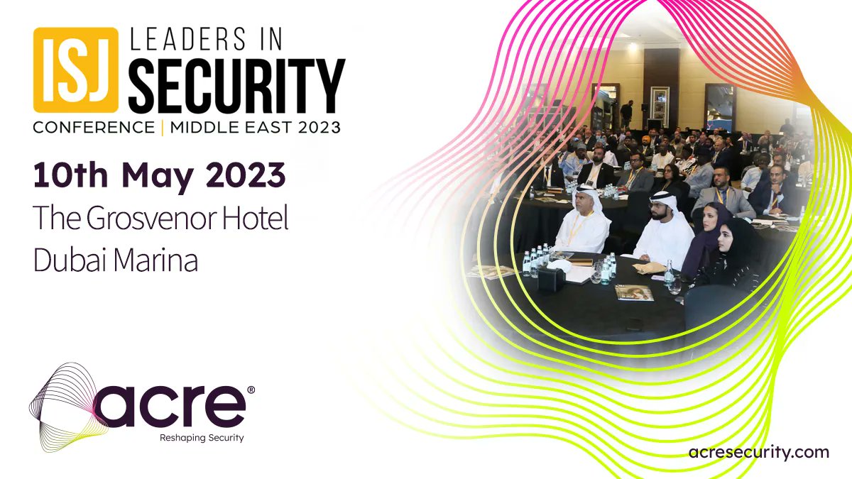 The LSC2023 is around the corner, where Alex Holmström our Global Sales Director will be speaking in one of the panel discussions. Also, we'll be showcasing our latest #cloudbased #accesscontrol and #cybersecurity Register your interest bit.ly/3L488vO
#acresecurity