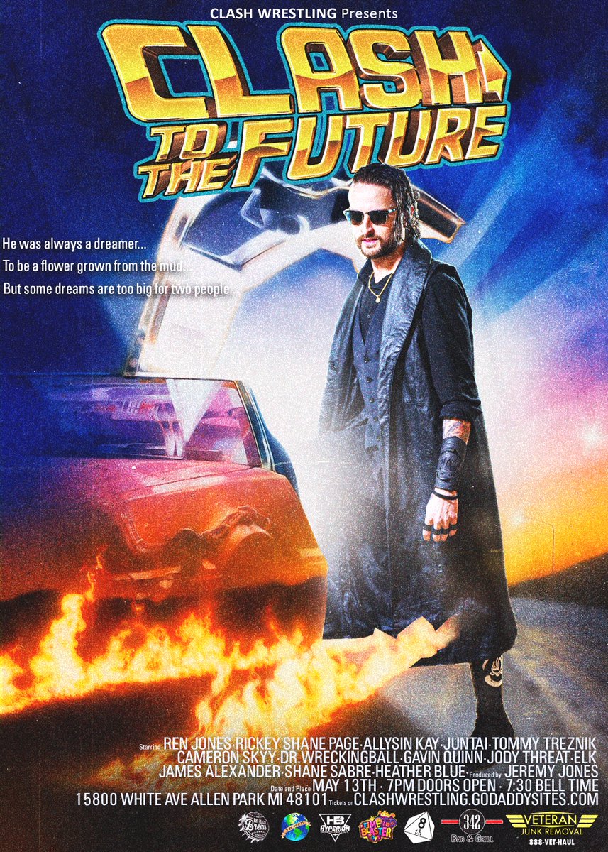 clashwrestling's tweet photo. Listen up, future dwellers! Don't miss the chance to witness @GQgavinquinn in all his glory, LIVE in action on the 13th of May when #CLASHWrestling returns with #CLASHTOTHEFUTURE!๐ฅ
๐ available: https://t.co/ujppF4w2zn
#prowrestling #WrestlingCommunity #WrestlingTwitter #Detroit https://t.co/Wl1DnfoL8L