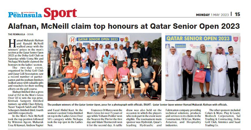thepeninsulaqatar.com/article/01/05/…

#qatar #doha #dohalife #dohagolf #golfinqatar #golfer #golfing