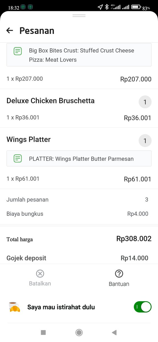 ๐ฆโ๐ตโ๐ตโ๐ฑโ๐ชโ๐งโ๐ดโ๐พโ (@vanadis88624895) on Twitter photo Dear <a href="/gojekindonesia/">Gojek Indonesia</a>
Untuk pengantaran dengan item harga di atas 200k tambahan ongkirnya di kemanakan
Tolong di rubah kembali seperti semula Dear <a href="/gojekindonesia/">Gojek Indonesia</a>
Untuk pengantaran dengan item harga di atas 200k tambahan ongkirnya di kemanakan
Tolong di rubah kembali seperti semula