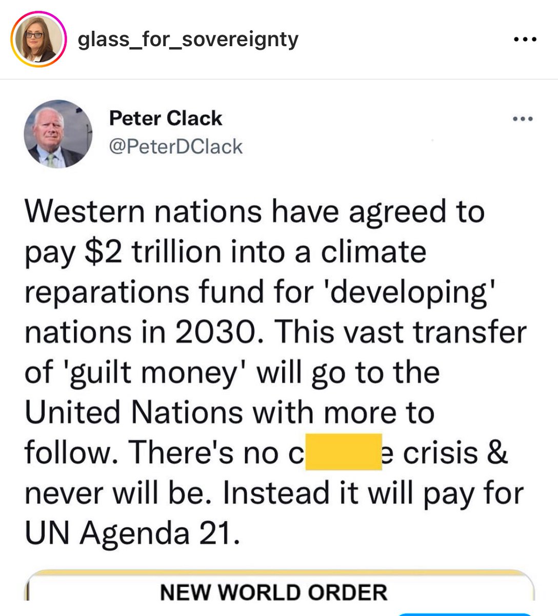 glasselizabeth_'s tweet photo. To @elonmusk : If Twitter is censorship-free, then why was Peter D Clackβs outstanding account suspended?π(1)
His voice and knowledge - sample tweets below (2-4) - is needed now more than ever.
#peterdclack #bringbackpeterdclack
#ClimateScam #ClimateEmergency #ClimateCrisis https://t.co/gOH7meoCxr