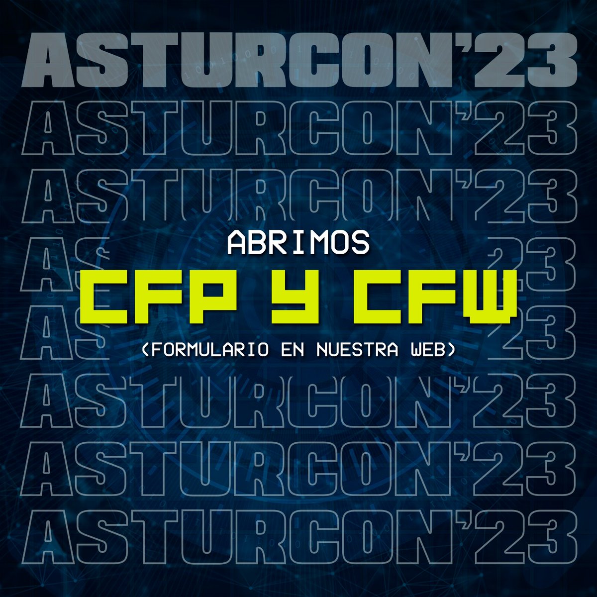 AsturCONtech's tweet photo. 🚨 ATENCIÓN 🚨 
El #CFP y #CFW para #AsturCONTech23 ⚔️🧑🏻‍💻🛡️
YA están abiertos desde hoy 1 de mayo hasta el 15 de julio 🗓️

¡No dudes en enviar tu propuesta!📝
Formulario desde nuestra web ➡️
https://t.co/ctY0QuKoHq https://t.co/mJWsUoprzC