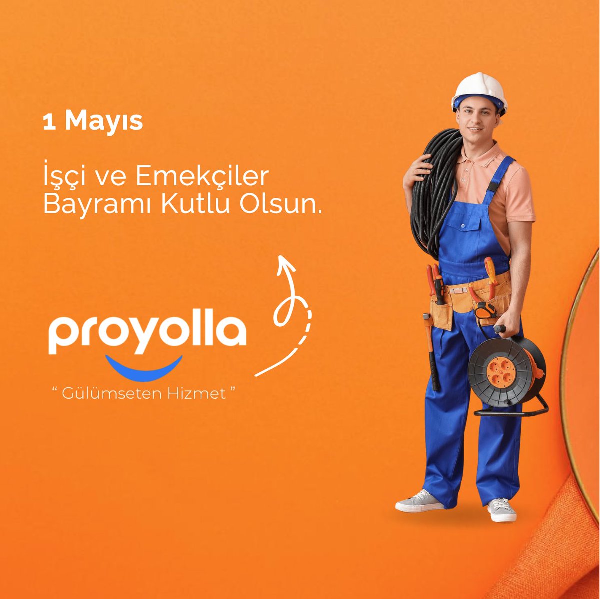 1 Mayıs İşçi ve Emekçiler Bayramı Kutlu Olsun.

#proyolla #1mayısişçibayramı #1mayıs #Türkiye