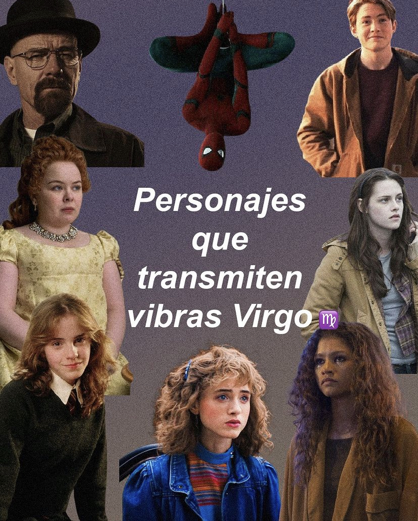 Personajes que transmiten vibras #Virgo ✨🔮✨ #horoscoponegro