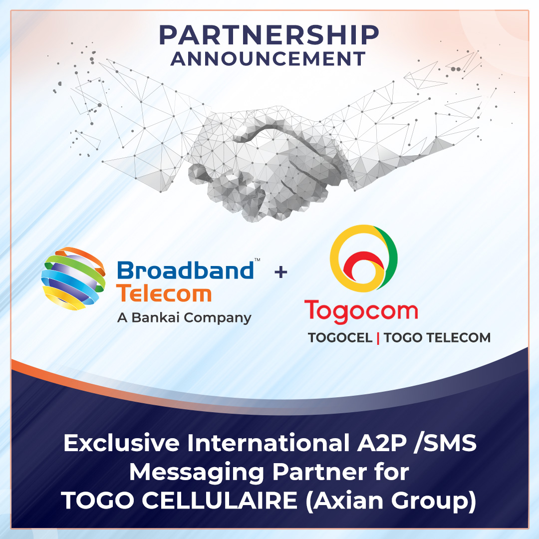 Bankai_Group's tweet photo. Bankai Group Announces Strategic Alliance With Togocom.
#Bankaigroup #simplythebest #togocom #colloboration #partnership #a2psms #smsfirewall #messagingsolutions #telecom #telecommunication https://t.co/sij2S9UQfB