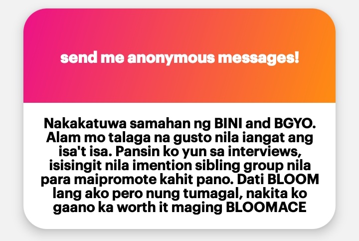 bloomace_ngl's tweet photo. 📪 - 28 https://t.co/r1Y0PJ4U1X
#BINI #BGYO @BINI_ph @bgyo_ph https://t.co/otXqD27bG7