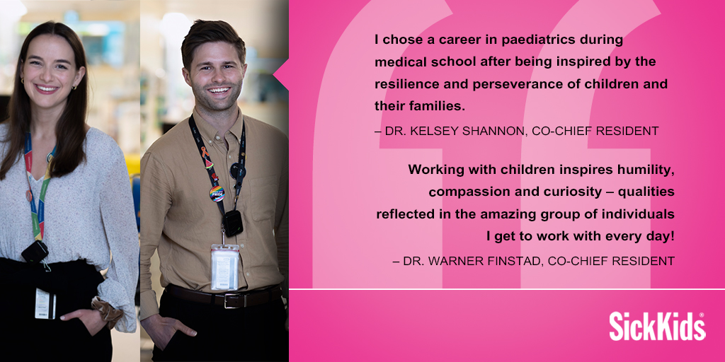 Happy #DoctorsDay to our incredible team of medical, surgical and dental staff and trainees! On this special day, we asked a few of our doctors, 'What made you choose a career caring for children and youth?' Check out what they had to say. ⤵️