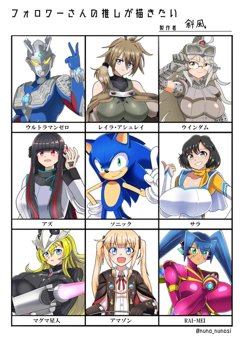#5月になったのでフォロワーさんに自己紹介しようぜ リクエスト絵がひと段落したので新しい創作をやる意欲が高まっています