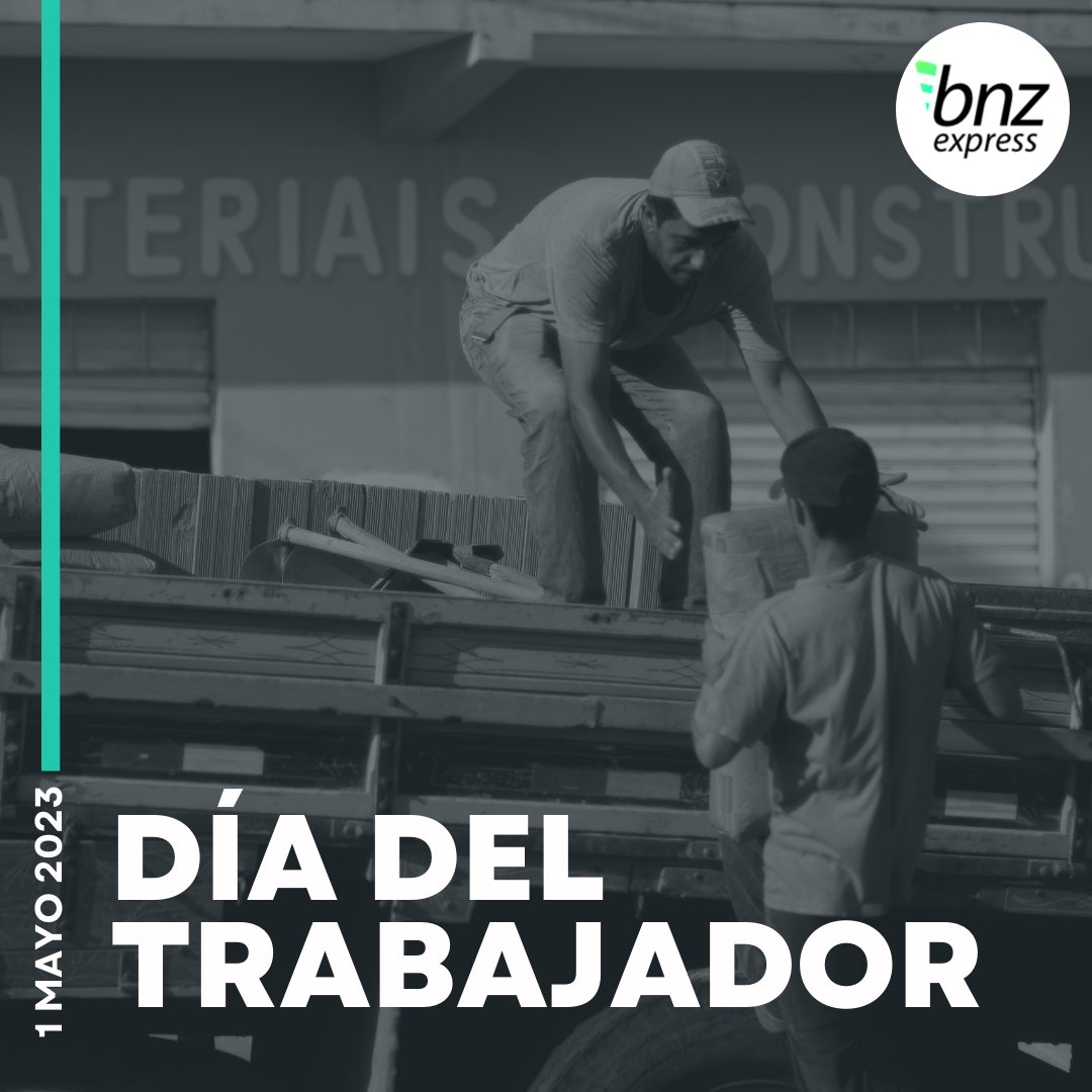 BnzExpress's tweet photo. ¡Feliz Día del Trabajador! En BNZ valoramos el esfuerzo y dedicación de nuestros colaboradores. Celebramos a quienes hacen posible nuestro crecimiento y éxito. #DiaDelTrabajador #BnzExpress #Bnz #TrabajoEnEquipo #EsfuerzoYDedicacion #Agradecidos #CelebrandoJuntos #BnzMeLoTrae https://t.co/06QRt4vND0