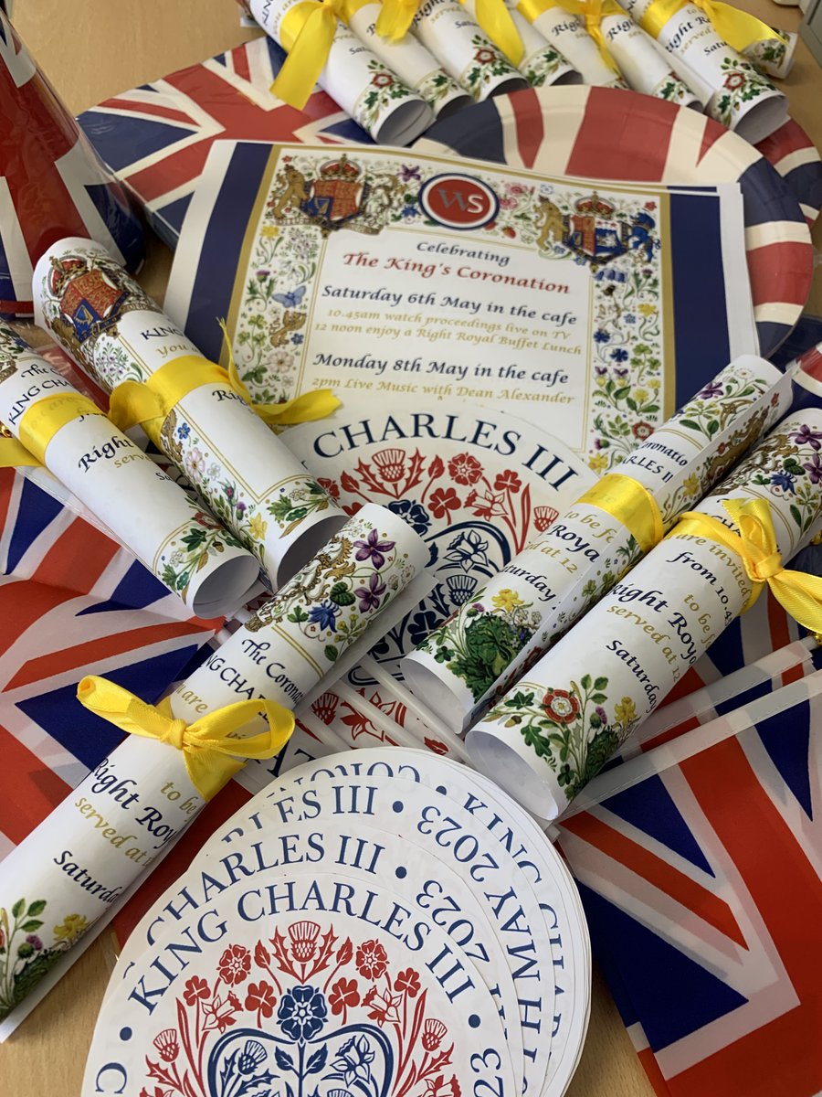 WSCareHome's tweet photo. #Coronation Preparations are well underway here in @WSCareHome! #gettingready #carehomeactivities @NAPAlivinglife @scottishcare @CareInspect https://t.co/8J0OzZKZFx