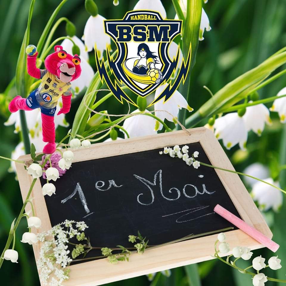 BHandball's tweet image. Bon 1er Mai à toutes et à tous! 🌱