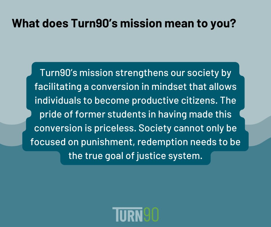 TurnNinety's tweet image. 🤝 Meet Turn90 Board Member Tom Griffin
"Society cannot only be focused on punishment, redemption needs to be the true goal of justice system." - Tom Griffin
#reentryprogram #boardmemberspotlight #turn90