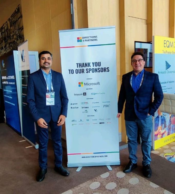 Exciting news from #DirectionsASIA! Arunkumar met with our MD, @goldstein_jeff to discuss #MSDyn365 and #Microsoft. Proud to be partnered with @kasadaratech and network with industry leaders at #Directions4Partners.

@QueueChina @DirectionsEMEA #QueueAPAC #MSPartner #微软中国