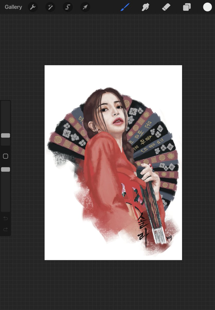 ArtsMadi's tweet photo. Digital portrait practice. 
If I make a custom t shirt (or something else?) with this design… would anyone buy it?
#digitalart #digitalportrait #procreate #procreatepainting #procreateportrait #solar #mamamoo #mamamoofanart #솔라 #마마무 https://t.co/91lqWGYidY