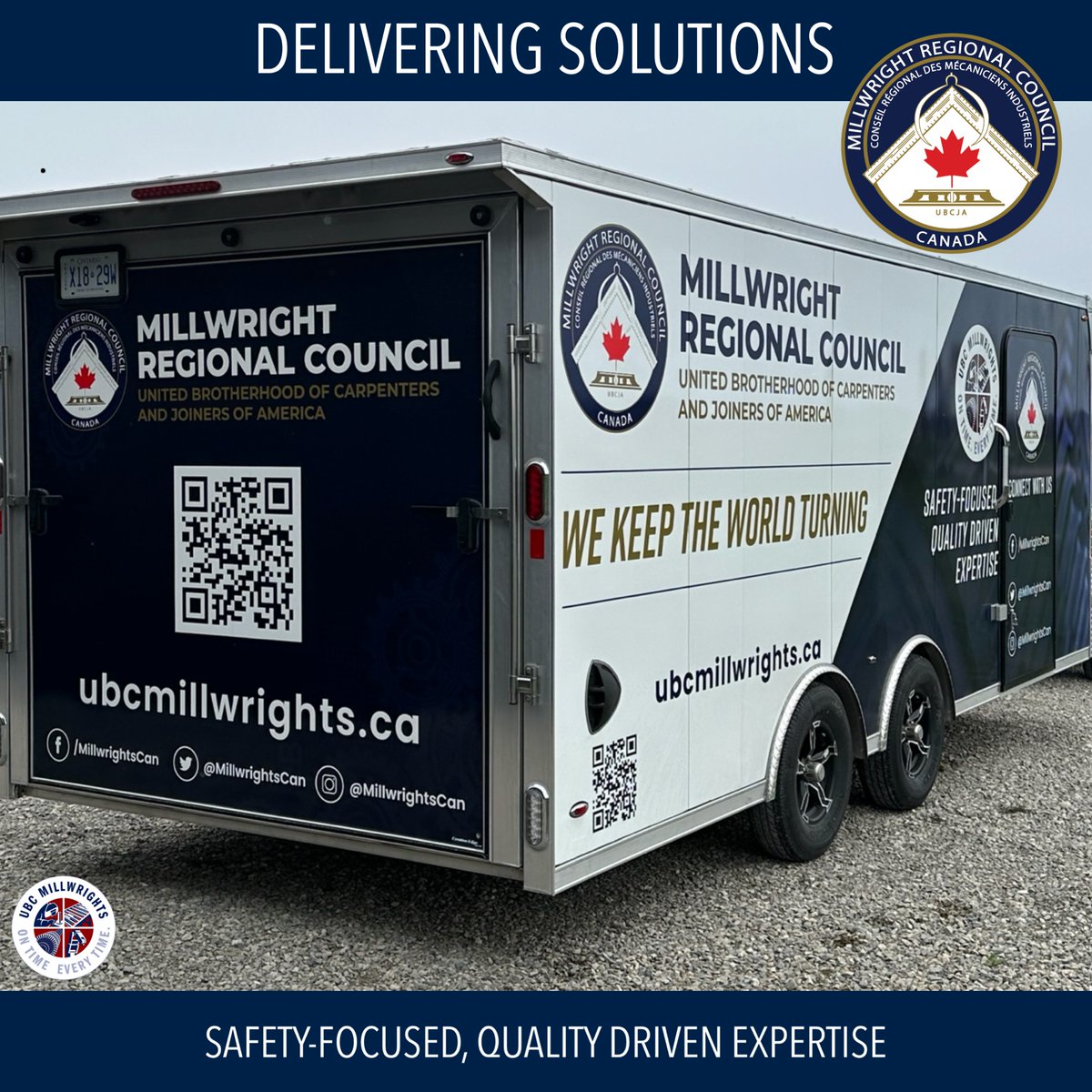 1007Local's tweet image. With the success of our Recruitment Program, we are pleased to share that we have added additional capabilities to deliver training anywhere in remote communities offering safety awareness, skills training, apprenticeship and work opportunities. @MillwrightsCan