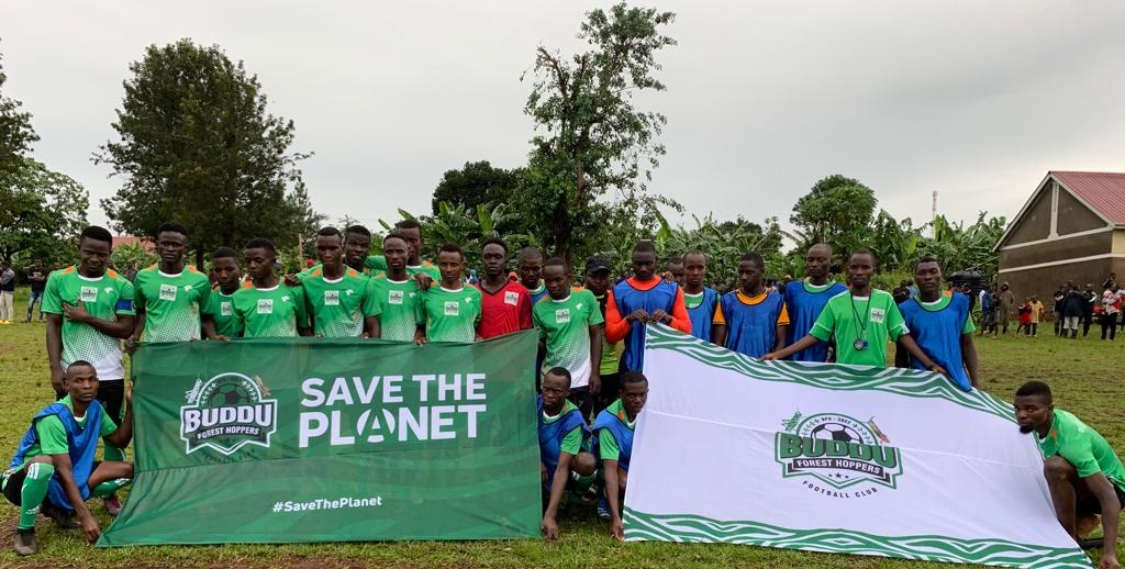 BudduForestHop's tweet photo. We have started our journey to becoming Uganda's first carbon neutral football club. We're bringing eco-thinking to a bigger audience. We're so far using &amp; promoting 
clean energy, sustainable transport, climate education, water harvest, tree planting &amp; banned single plastic use https://t.co/C6VBHwNcce