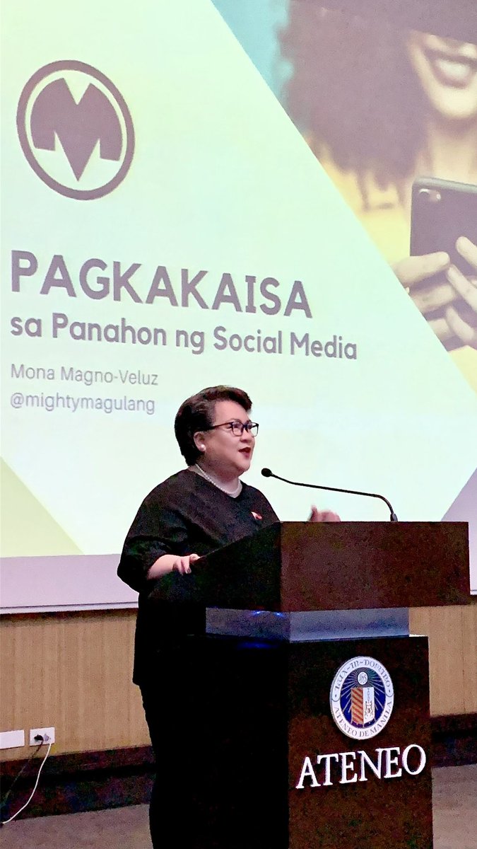 mightymagulang's tweet photo. #Kembot Naanyayahan po ako magsalita tungkol sa ”Pagkakaisa sa panahon ng social media” sa National Writers Congress ng Unyon ng mga Manunulat sa Pilipinas noong 29 Abril 2023 sa Ateneo de Manila sa Quezon City. #Unity #HERstory #EduWow 1/3 https://t.co/J1hY0ngfg3