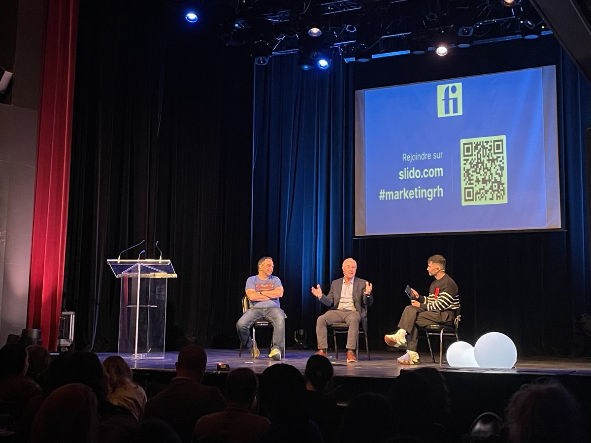 godialogue's tweet photo. @Ubisoft @arnaudgranata @Infopresse Louis-François Poiré, Director of Talent at @Ubisoft  and Marc Robin, Medical Director at Dialogue, sat down with @arnaudgranata to talk about the impacts of employer-paid virtual health in the work at the @Infopresse conference.  #HealthForAll #HealthTech #VirtualCare https://t.co/Q7kmBeHl1g