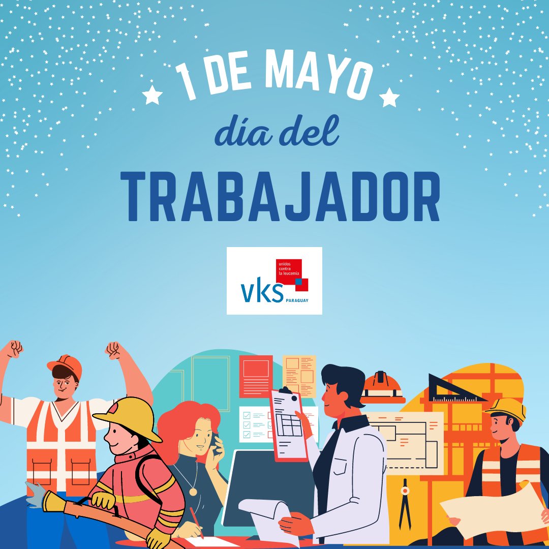 ¡Feliz Día del Trabajador! A todos aquellos que día a día luchan por un futuro mejor, apasionados y con responsabilidad ¡gracias por tu esfuerzo y dedicación! 🌟
#vksparaguay