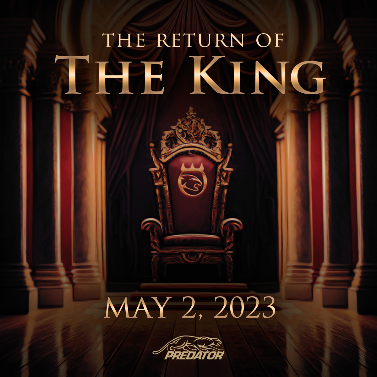 PredatorCues's tweet image. The King Returns. 05.02.23.
#ProductDrop #ProductLaunch #PoolCue #PredatorCues