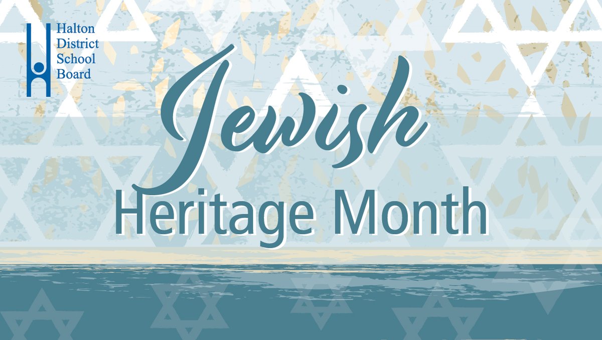 May is Jewish Heritage Month. This month, and throughout the year, the #HDSB celebrates the achievements and contributions of Jewish Canadians.