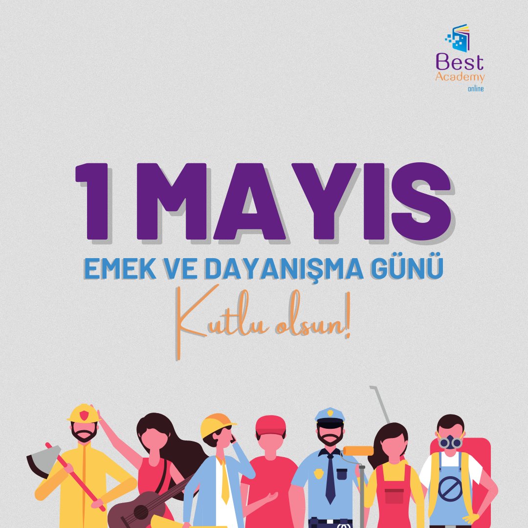 Tüm emekçilerin 1 Mayıs İşçi ve Emekçiler Bayramı'nı kutluyoruz.

#1mayıs