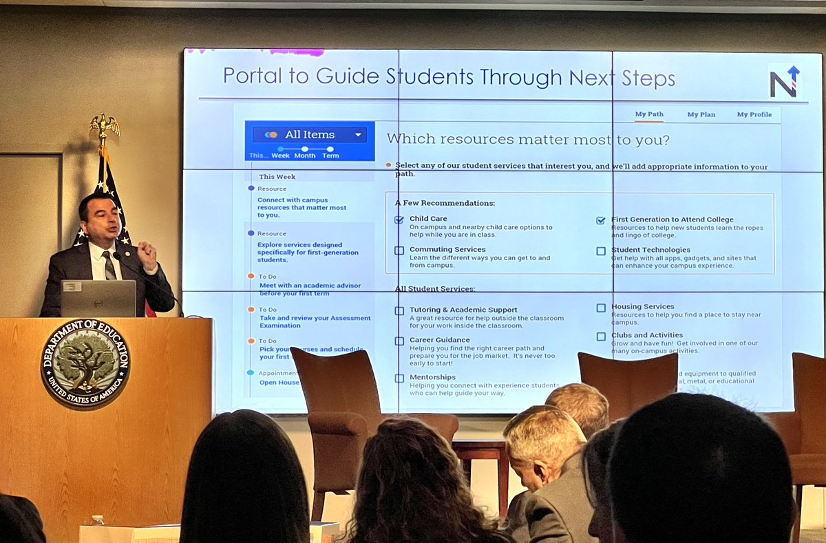 Tim Renick from <a href="/GeorgiaStateU/">Georgia State University</a> highlights bureaucratic barriers <a href="/usedgov/">U.S. Department of Education</a> #raisethebar