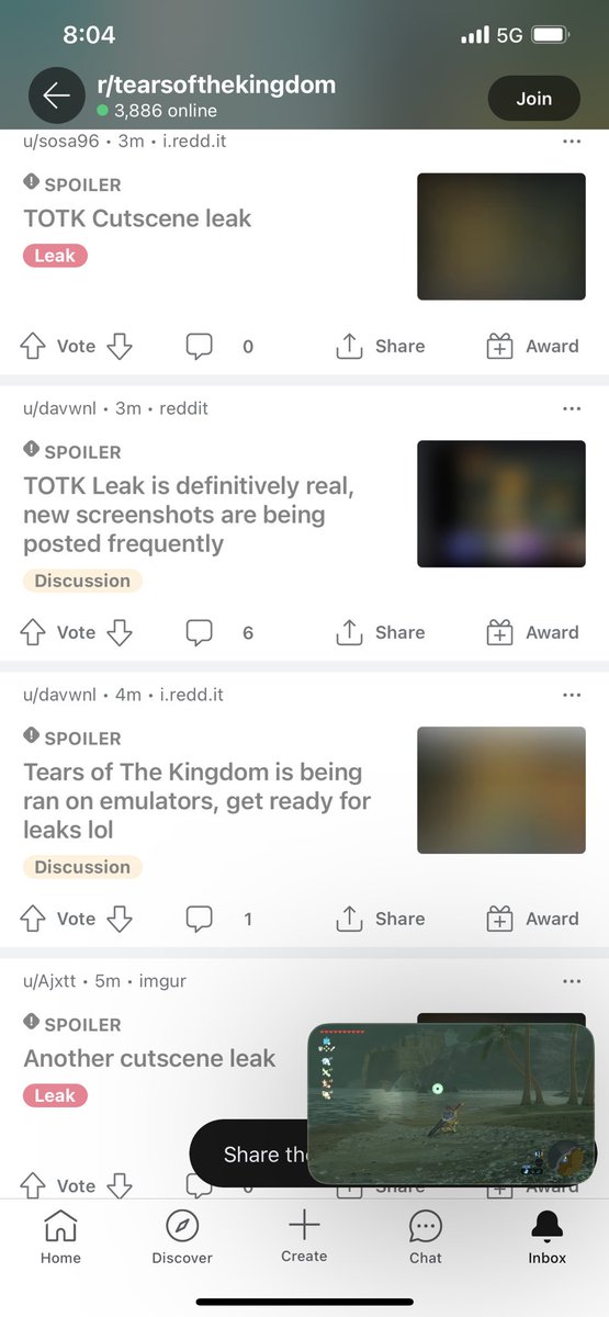 D3_D0x on Twitter "LEAKS have now hit the r/tearsofthekingdom
