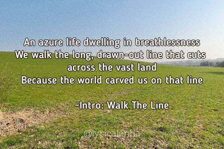 lyricalenha's tweet photo. Intro: Walk The Line
Link: https://t.co/76OoGuGv7f
#ENHYPEN #Intro_WalkTheLine https://t.co/jt3reaFMj1