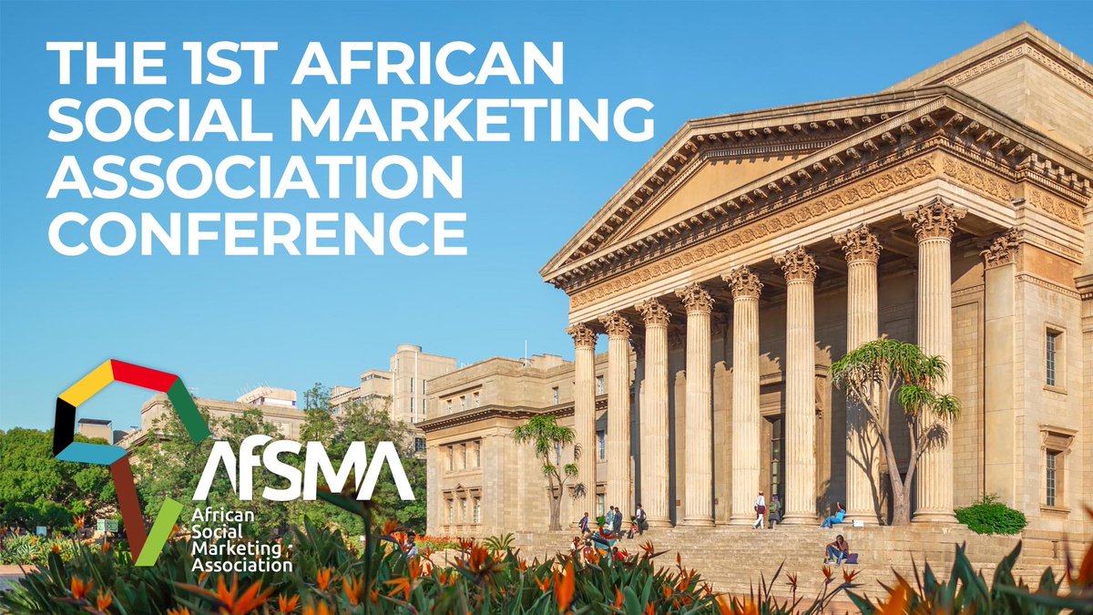 Congrats to the African Social Marketing Association on putting together their first conference held in Johannesberg, South Africa 🇿🇦 . Many reflections, connections, and #socmar work to be proud of in the African continent.
#AFSMC23