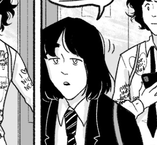 ➤ tori spring in the new heartstopper update !!