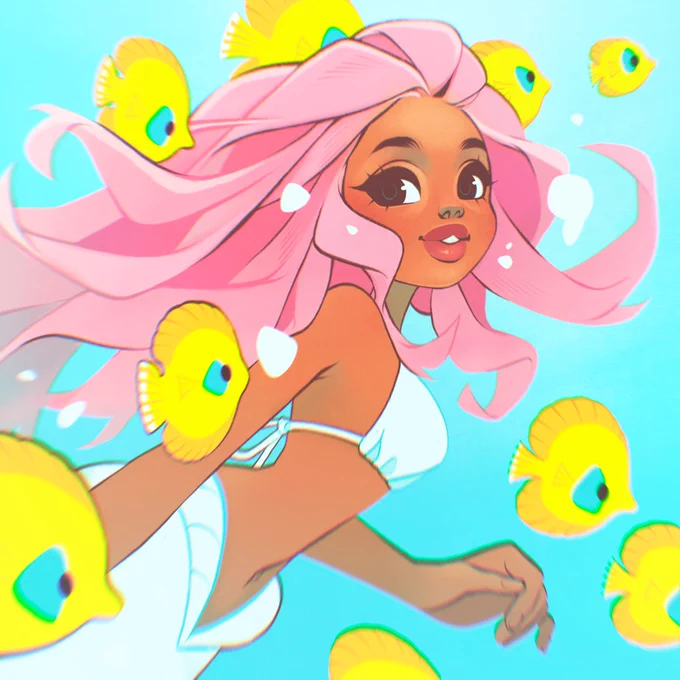 Ocean I want to use #mermay this year to experiment with my style!