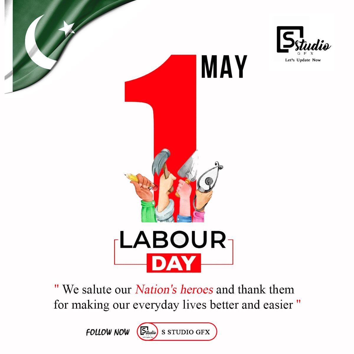 sabirwa2's tweet photo. We salute our Nation's heroes and thank them for making our everyday lives better and easier
#LabourDay #LabourDay2023 
#sstudiogfx #sabirwa2 #Trending https://t.co/pYMbdlgYDf