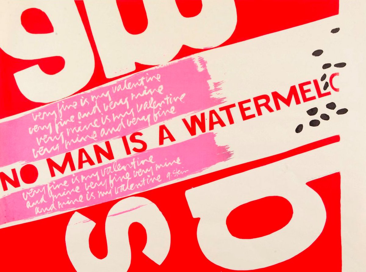 Commes Des Garcons, 2018 / Sister Corita Kent, 1965