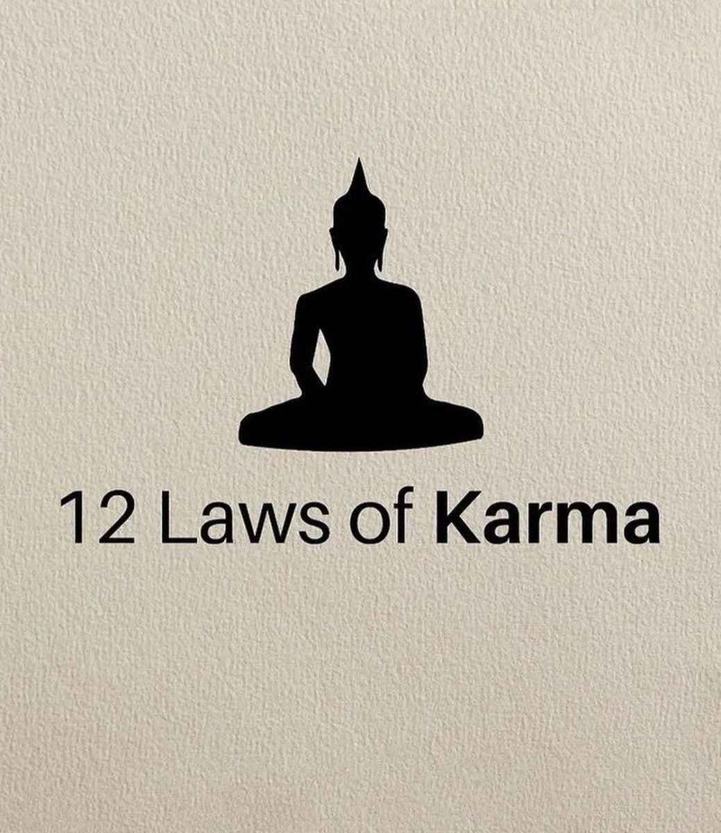 12 laws of Karma that you wish you knew earlier

| Thread | 👇