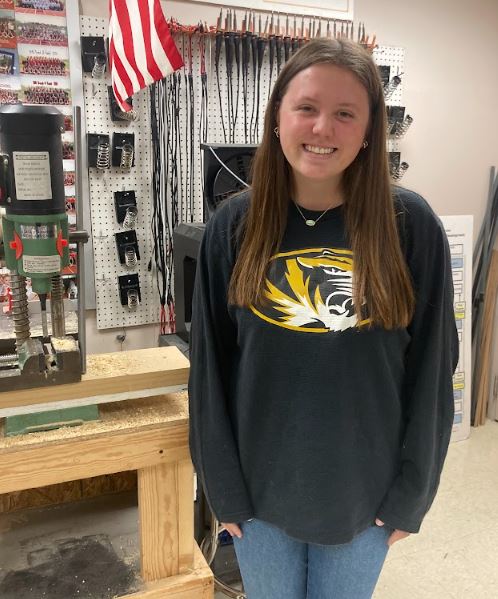 Congratulations to THS PLTW engineering student, Layla Moore. Layla has been accepted to the University of Missouri School of Engineering and plans to major in Mechanical Engineering with a minor in Aerospace.