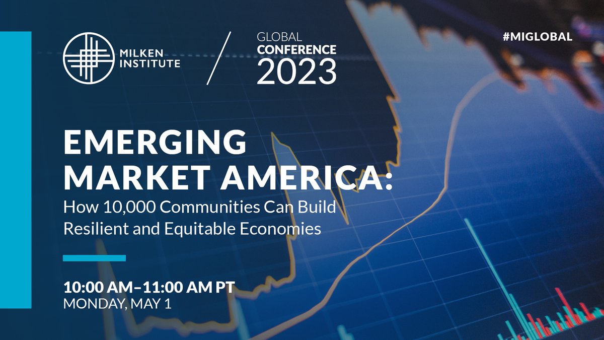 We have a once-in-a-generation opportunity to accelerate an equitable transition to a clean energy future. That’s why we are collaborating with @MilkenInstitute on their 10,000 Communities Initiative. Join @RachelKorberg at 10:00 am PT for more. bit.ly/MLKNEMERGINGAM… #MIGlobal