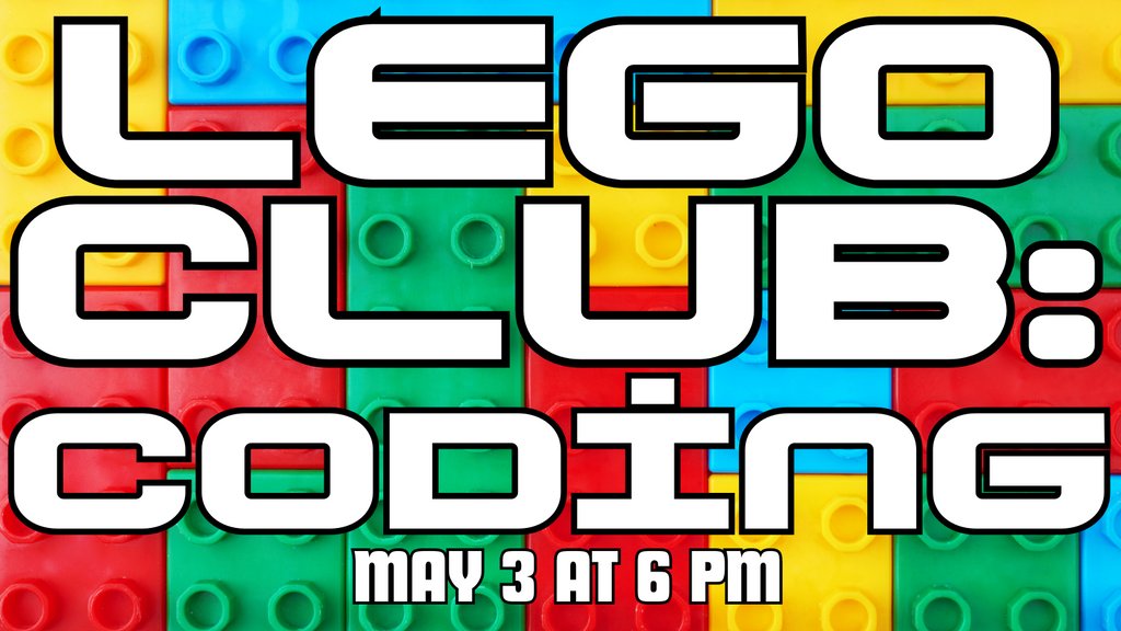 KCKPL's tweet image. Join us for a special STEM Lego Club event on Wednesday, May 3 at 6:00 pm! Kids and teens 18 &amp;amp; under will use Legos to create a maze, then use unplugged coding to escape the maze. Click the link below for more info.  #learningwithlego #codingisfun

l8r.it/PiKn