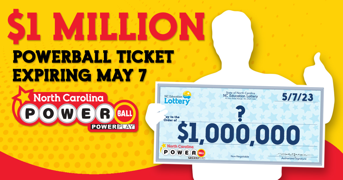 NC Education Lottery on Twitter "A 1,000,000 Powerball ticket from