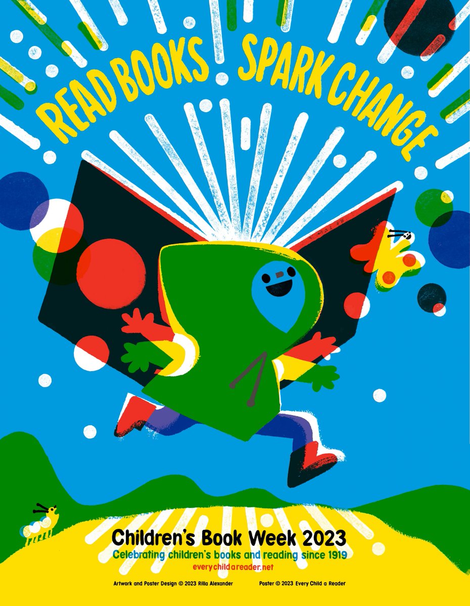 CBCBook's tweet photo. Children’s Book Week is happening NOW! Join the celebration with a ton of great FREE resources including a wonderful poster @ByRilla, bookmarks, a #ReadBooksSparkChange Challenge, &amp; so much more! Find all these awesome resources at https://t.co/TWuQmKSYWh! #ChildrensBookWeek https://t.co/PDhBwOsnwf
