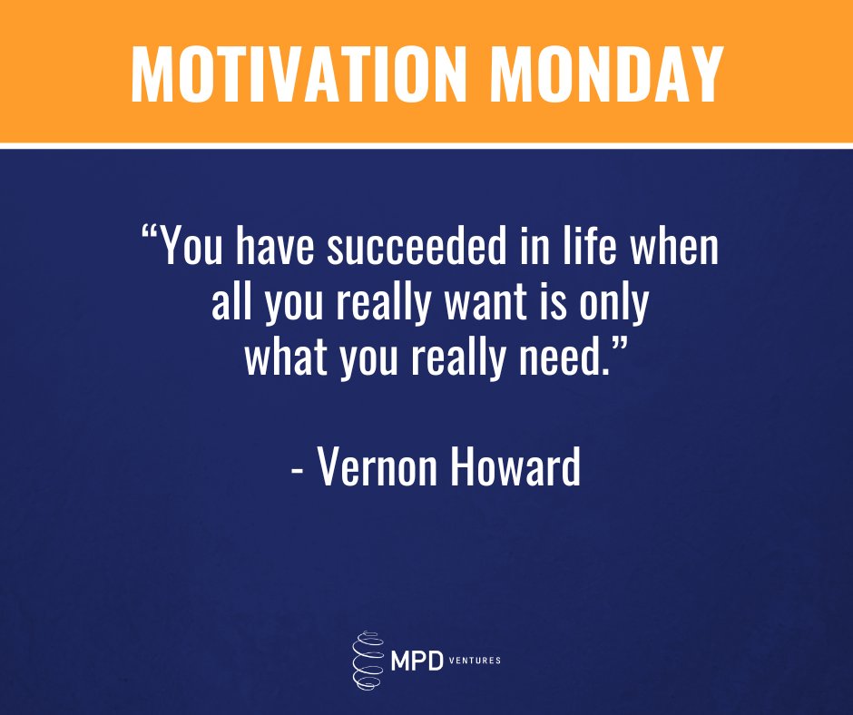 Kick off your week with some positive inspiration...
#mondaymotivation #marketing #mpdventures #inspiration