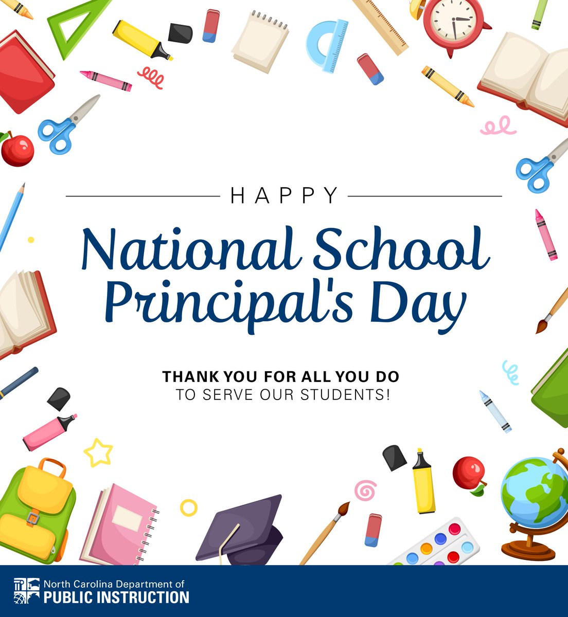 NC Public Schools on Twitter "It's National School Principals' Day